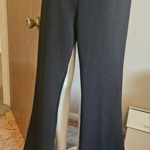 Boohoo Black Flare Pants-Sz 10